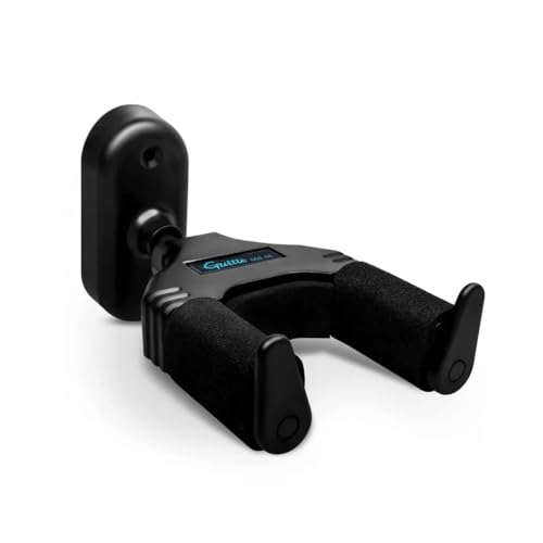 GUITTO GGS-08 Guitar Wall Mount – Self-Adjusting Instrument Hanger for Guitar, Bass & Stringed Instruments