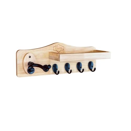 GUITTO GGS-09 Guitar Wall Mount – Instrument Hanger with Built-In Accessory Storage