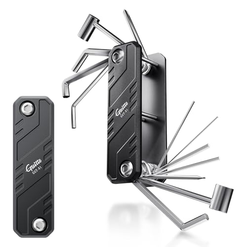 GUITTO GGT-01 Guitar Multi-Tool – Pocket Guitar & Bass Maintenance Tool with Storage Bag
